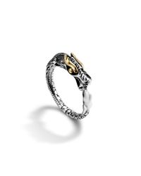 John Hardy | Metallic Slim Ring | Lyst
