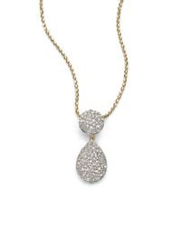 Phillips House | Metallic Affair Diamond & 14K Yellow Gold Infinity Pear Pendant Necklace | Lyst