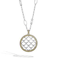 John Hardy | Metallic Naga Round Drop Pendant- | Lyst