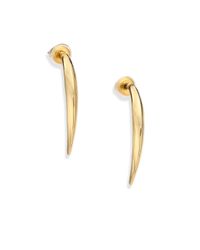Alexis Bittar | Metallic Miss Havisham Liquid Pavé Demi-arc Spear Drop Earrings | Lyst