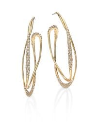 Alexis Bittar | Metallic Miss Havisham Jagged Crystal Liquid Orbit Hoop Earrings/2.35 | Lyst