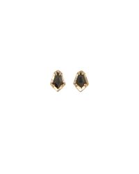 Rebecca Taylor - Metallic Collette Ishiyama Black Diamond Scarab Studs - Lyst