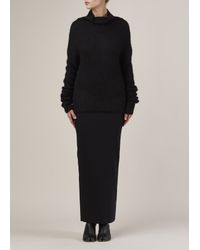 Haider Ackermann | Black Oversized Turtleneck Sweater | Lyst