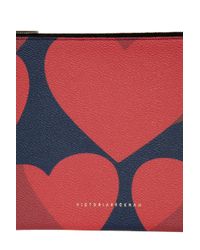 Victoria Beckham - Multicolor Large Simple Hearts Pouch - Lyst