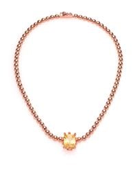 Eddie Borgo | Pink Dome Estate Crystal Necklace | Lyst