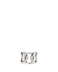 Philippe Audibert | Metallic 'columbus' Cutout Chain Link Ring | Lyst