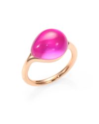 Pomellato | Pink Rouge Passion Jungle Cabochon Ring | Lyst