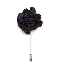Saks Fifth Avenue | Blue Silk Flower Lapel Pin for Men | Lyst