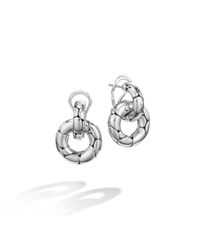 John Hardy | Metallic Door Knocker Earring | Lyst