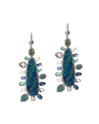 Nina Runsdorf | Metallic Opal Multi-stone Earrings | Lyst