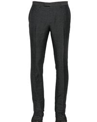 John Varvatos | Gray 19.5cm Animaler Linen & Cotton Pants for Men | Lyst