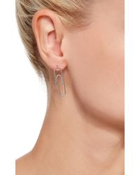 Lauren Klassen | Metallic Paperclip Earrings | Lyst