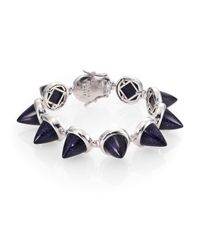 Eddie Borgo | Blue Sandstone Cone Bracelet | Lyst
