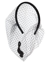 RED Valentino | Black Sequined Bird Headband | Lyst