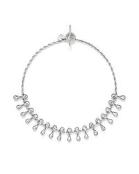 Philippe Audibert | Metallic 'donna' Teardrop Crystal Necklace | Lyst