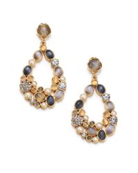 kate spade new york | Metallic Bashful Blossom Statement Teardrop Earrings | Lyst