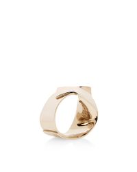Proenza Schouler | Metallic Cast Thick Ribbon Bangle | Lyst