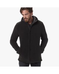 James Perse Gray Yosemite Polar Fleece Sherpa Coat for men