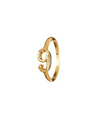 Lulu Frost - Metallic Code Number 14kt #9 Ring - Lyst