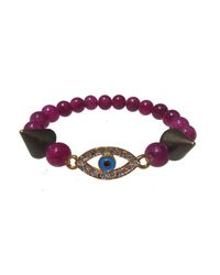 Electric Picks | Purple 'eye Spy' Bracelet | Lyst