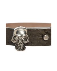 Alexander McQueen | Green Skull Bracelet | Lyst