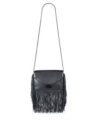 Loeffler Randall | Black Fringed Leather Lock Clutch | Lyst