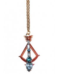 Matthew Williamson | Metallic Sagittarus Pendant Necklace | Lyst