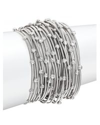 Marco Bicego | Metallic Goa Diamond & 18k White Gold Multi-strand Bracelet | Lyst