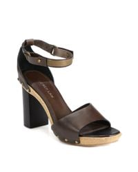 Derek Lam | Brown Koda Studded Leather Clog Sandals | Lyst