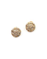 Lulu Frost - Metallic New Coquille Stud - Lyst