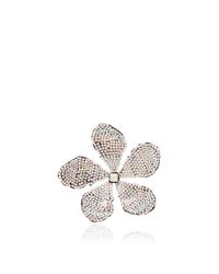 Rosie Assoulin | Metallic Swarovkski Crystal Adorned Single Flower Earring | Lyst