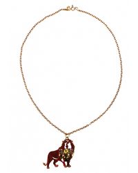 Matthew Williamson | Metallic Leo Pendant Necklace | Lyst