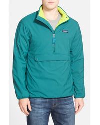 patagonia reversible snap zip jacket half browse lyst stores