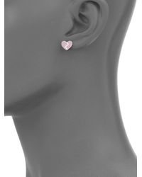 Marc By Marc Jacobs | Pink Broken Hearted Stud Earrings | Lyst