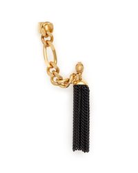 Ela Stone | Metallic 'amy' Metal Tassel Curb Chain Ear Cuff | Lyst