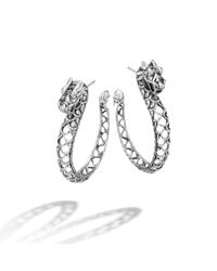 John Hardy | Metallic Naga Hoop Earring | Lyst