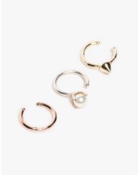 Bing Bang | Multicolor Ear Cuff Trio | Lyst