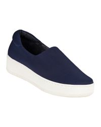 J/Slides - Blue Jackie Slip-on Sneaker Navy Fabric - Lyst