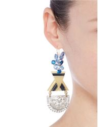 Lulu Frost | Blue '100 Year Vintage' Crystal Acetate Drop Earrings | Lyst