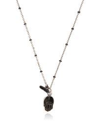 Isabel Marant | Black Lucky Pendent Necklace | Lyst