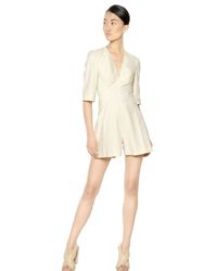 Stella McCartney | White Organic Cotton Piqué Jumpsuit | Lyst