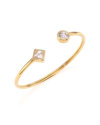 Michael Kors | Metallic Park Avenue Glam Asymmetrical Cuff Bracelet/goldtone | Lyst