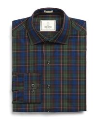 Todd Snyder | Carey Dress Shirt In Dark Green Plaid for Men | Lyst