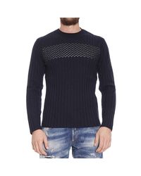 Emporio Armani | Blue Sweater for Men | Lyst