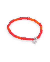 Tateossian | Red Carnival Bracelet for Men | Lyst
