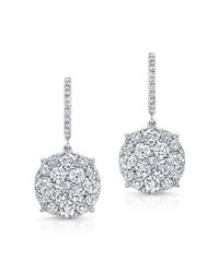 Anne Sisteron - 18kt White Gold Diamond Anne Earrings - Lyst