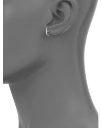 Marc By Marc Jacobs | Metallic Lost & Found Sterling Silver Staple Stud Earrings | Lyst