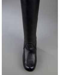 Rick Owens | Black Knee-high Wedge Boots | Lyst