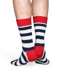 Happy Socks | Multicolor Stripe Navy for Men | Lyst