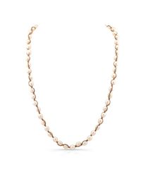 Anne Sisteron - Metallic Champagne Pearl Macrame Necklace - Lyst